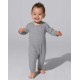 LS Baby Unisex Playsuit | Grey Melange | 6M