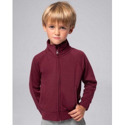 Kid Full Zip Unisex Sweatshirt | Ash Melange | 1-2