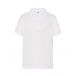 School Wear Kid Unisex Polo | White | 1-2