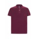 Man Regular Polo | Burgundy Wash | XS