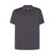 Man Heavy Sport Pique Polo | Charcoal-Red | XL