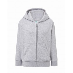 Kid Hooded Unisex Sweatshirt | Ash Melange | 1-2