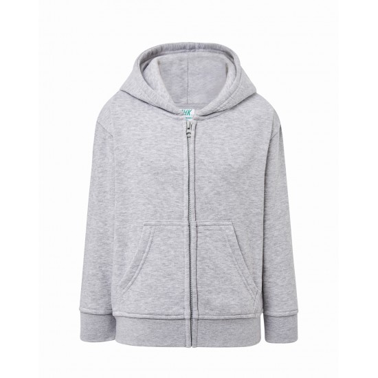 Kid Hooded Unisex Sweatshirt | Ash Melange | 7-8