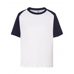 Kid Unisex Urban Baseball | White / Navy | 12-14