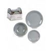 SERVICO MESA 18PC GRES CINZA