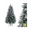 UNI NATAL ARVORE MIXTO 1372 RAMOS C/NEVE 240CM