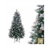 UNI NATAL ARVORE MIXTO 723 RAMAS C/NEVE 180CM