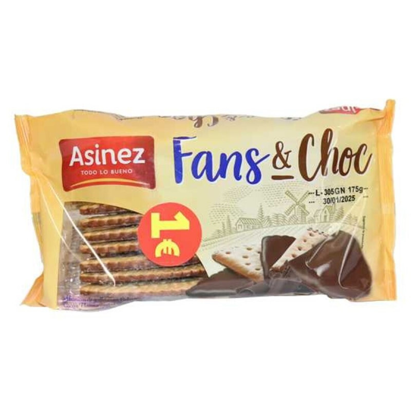 ASINEZ BOLACHA ABANICOS FANS & CHOC 200GRS