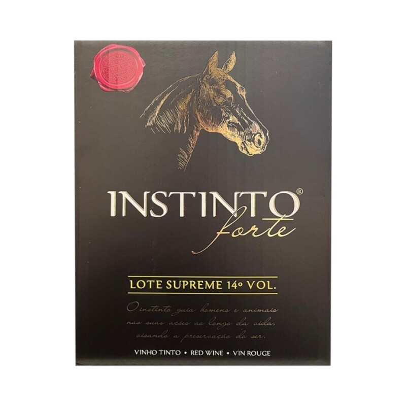 INSTINTO FORTE BOX VINHO TINTO 14º 5LT