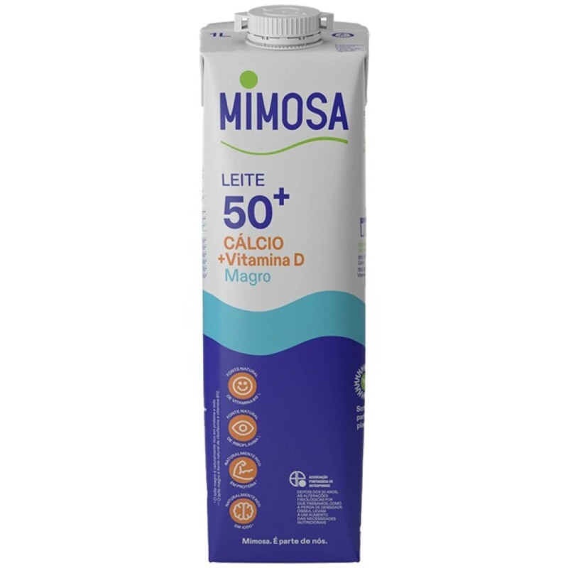 MIMOSA CONJ.6 PACOTES LEITE +CALCIO VITAMINA D MAGRO 1LT