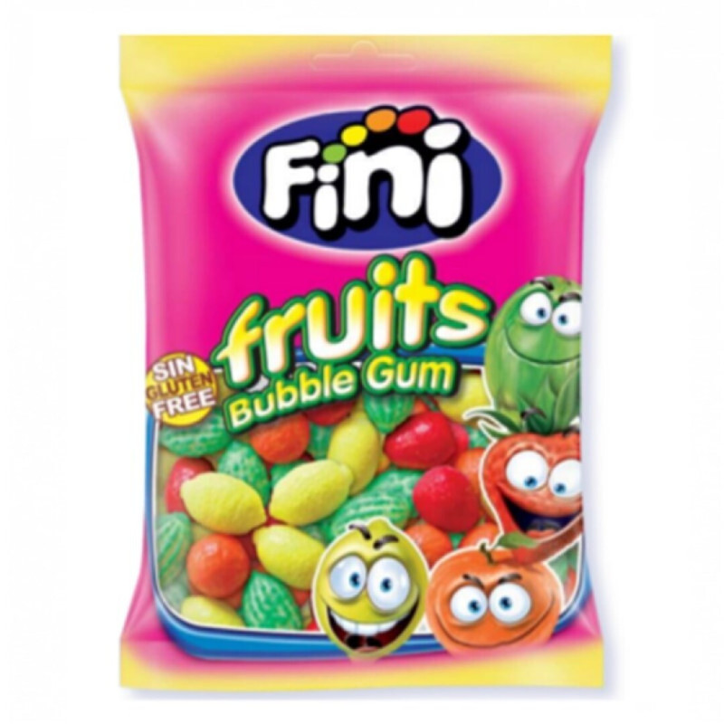 FINI CONJ.12 GOMAS CHICLETES FRUITS BUBLE GUM 90GRS