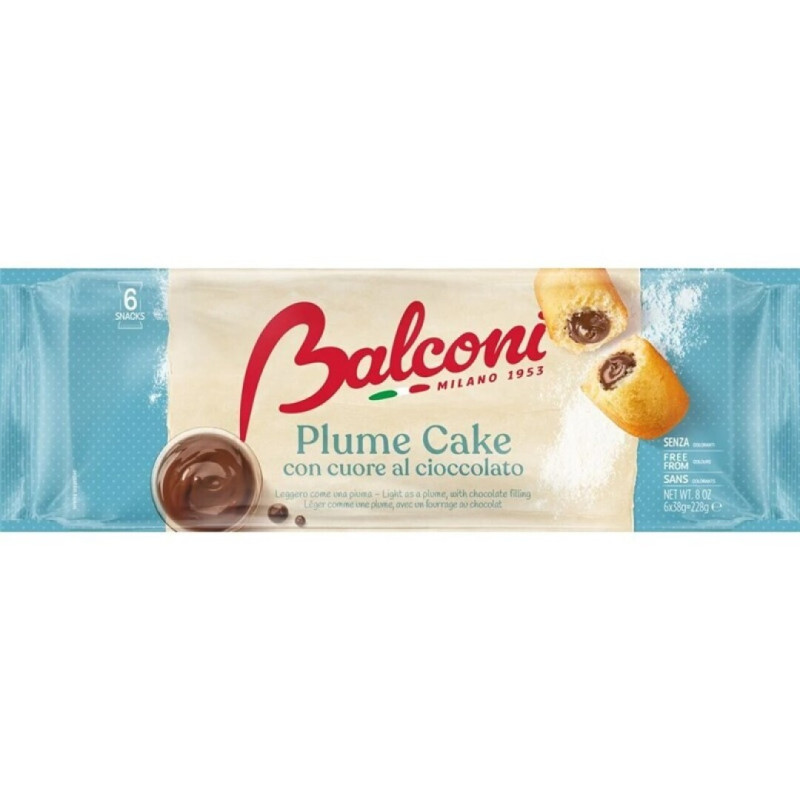 BALCONI QUEQUE CLASSICO C/ RECHEIO CHOCOLATE 228GRS