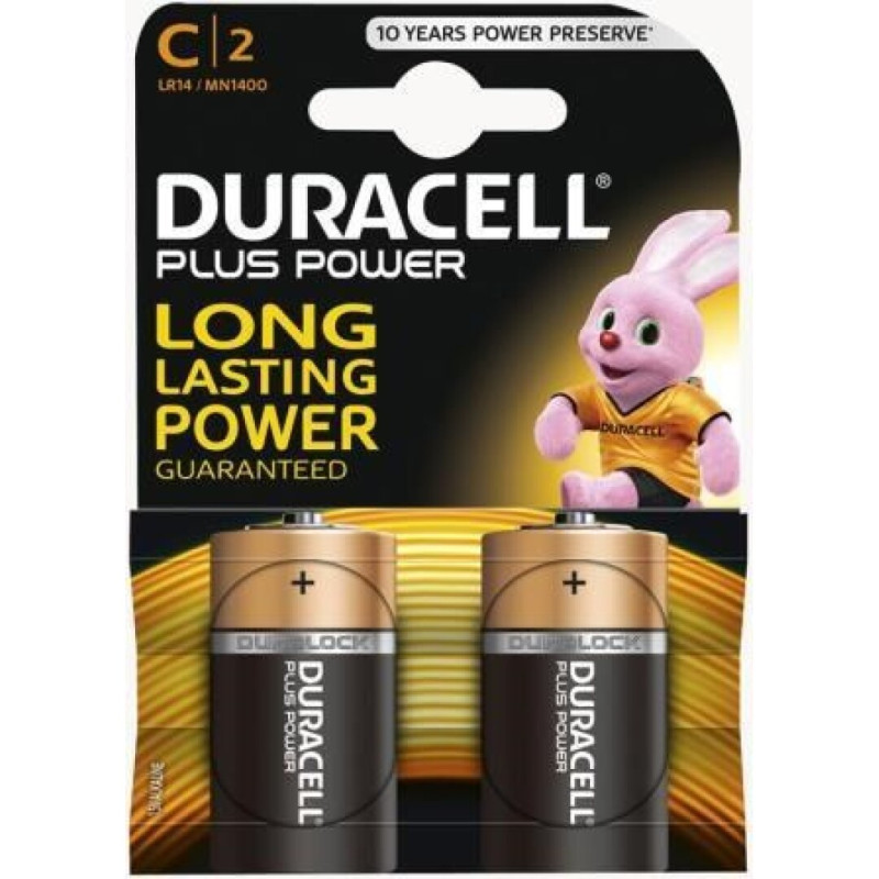 DURACELL P-2 PILHAS PLUS POWER LR14