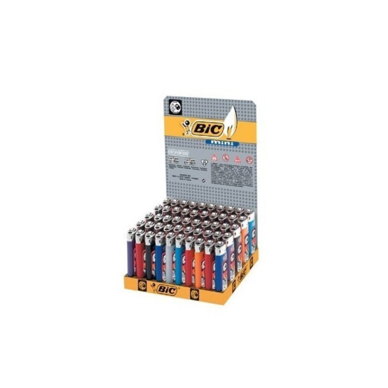 ISQUEIROS CORES SORTIDAS CONJ.50 MINI BIC REF.J25