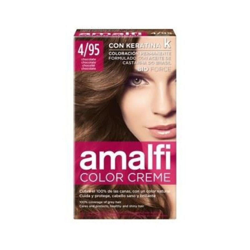 AMALFI TINTA CABELO CASTANHO CHOCOLATE Nº4/95 50ML - SM-41.4665