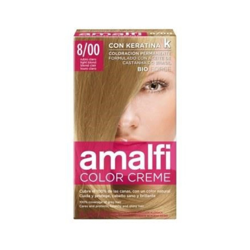 AMALFI TINTA CABELO LOURO CLARO Nº8/00 50ML - SM-41.4676