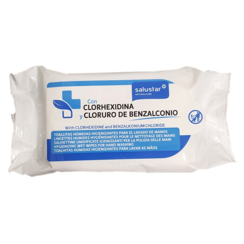 SALUSTAR TOALHITAS HUMIDAS HIGIENIZANTES P/LAVAR MAOS P-72UN - SM-41.6074