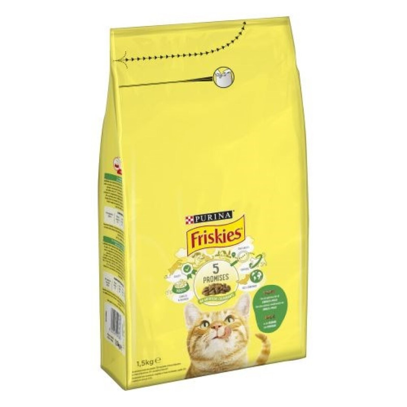 COMIDA SECA P/GATO COELHO/VERDURAS FRISKIES 1.5KGS 489431