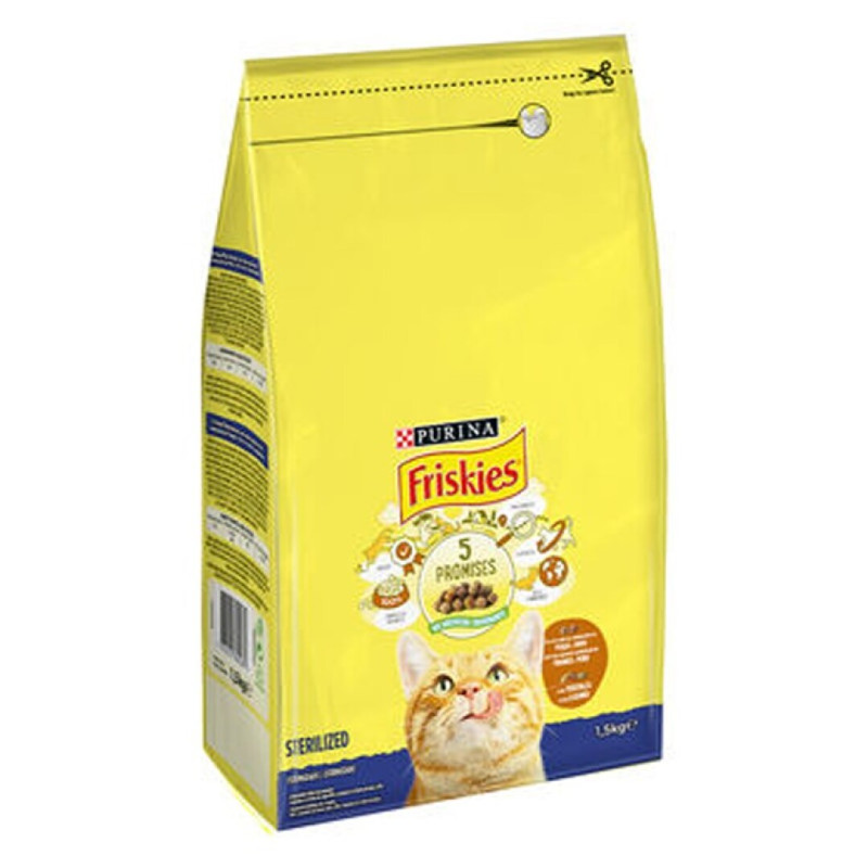 COMIDA SECA P/GATOS ESTERILIZADOS FRISKIES 1.5KG 489451