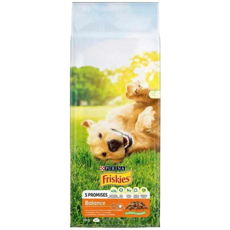 FRISKIES ALIMENTO P/CAES ADULTOS C/FRANGO/VACA /LEGUMES 14K