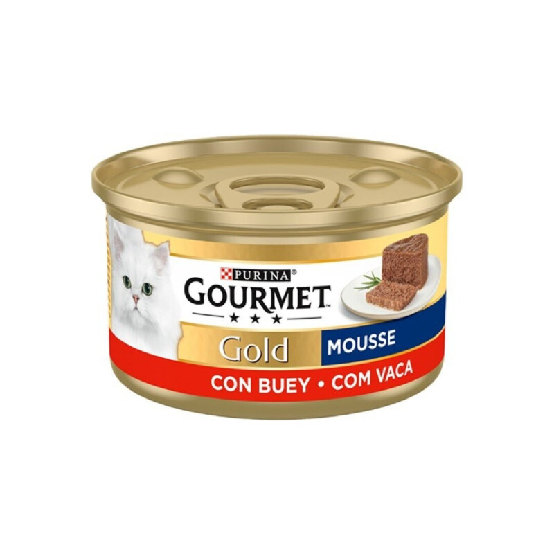 PURINA GOURMET GOLD CONJ.24 LATAS COMIDA GATO VACA 85GRS