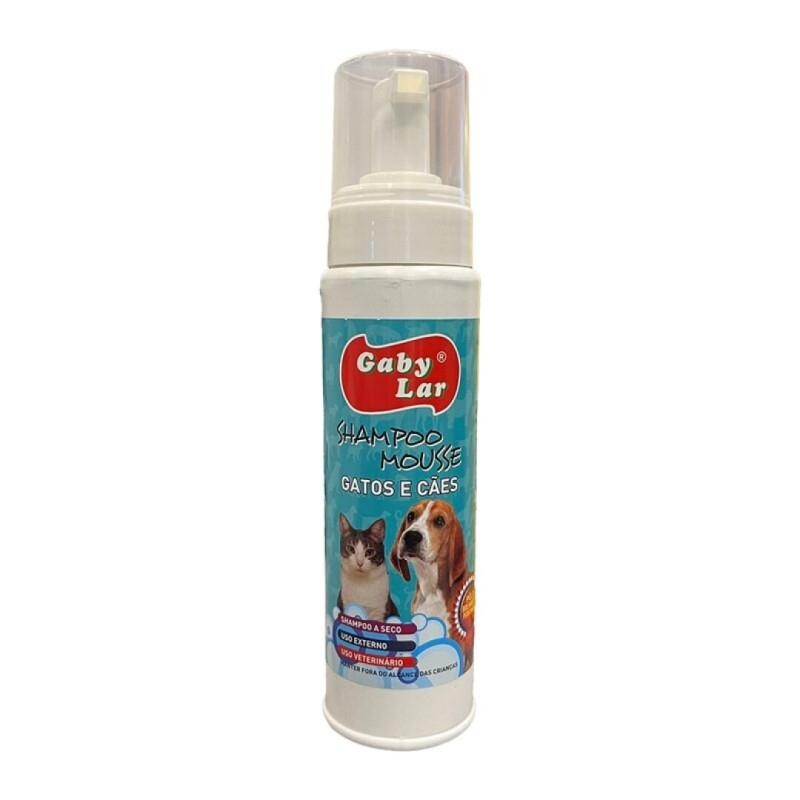 GABYLAR CHAMPO MOUSSE P/ CAO E GATO 250ML