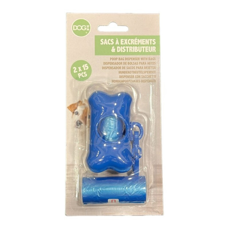 DOGI-SACOS P/EXCREMENTOS ANIMAIS C/DISPENSADOR