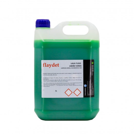 FLAYDET – Lava Tudo Limão Verde - 5L