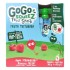 GOGO SQUEEZ FRUTA TRITURADA MAÇA/MORANGO 360GRS