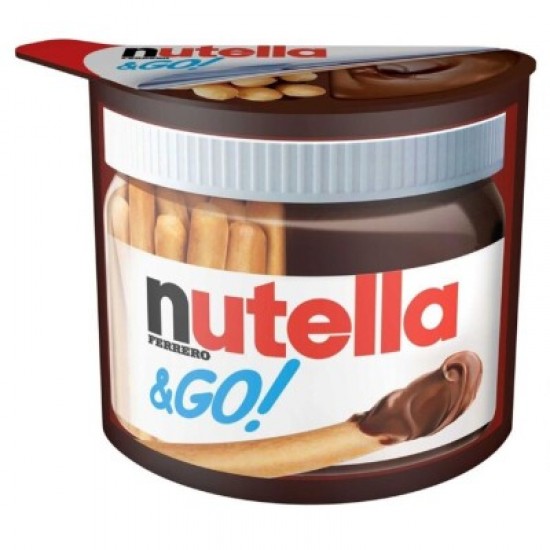 NUTELLA GO CREME P/BARRAR 52GRS