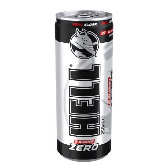 HELL ENERGY DRINK CONJ.24 LATAS BEBIDA 0%AÇUCARES 24*250ML