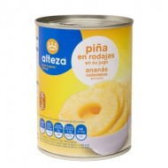 ALTEZA ANANAS RODELAS EM SUMO 825GRS