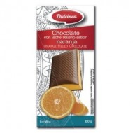 DULCINEA CHOCOLATE LEITE SABOR LARANJA 100GRS