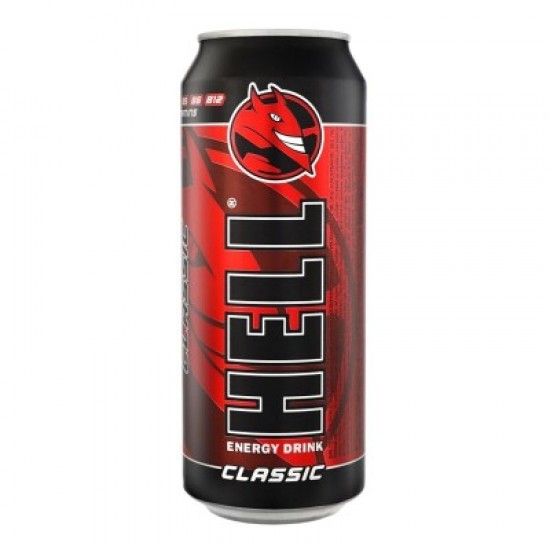 HELL ENERGY DRINK CONJ.12 LATAS BEBIDA CLASSIC (12*500ML)