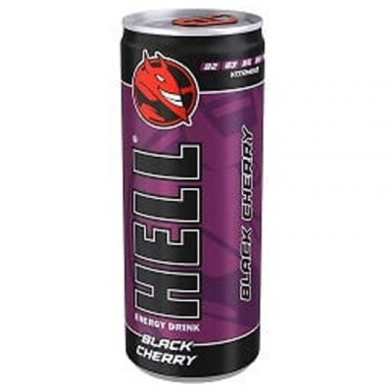 HELL ENERGY CONJ.24 LATAS BEBIDA BLACK CHERRY (24*250ML)