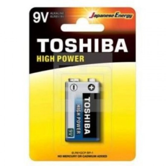 TOSHIBA BLISTER 1 PILHA 9V ALCALINA HIGH POWER