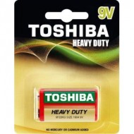 CONJ. 1 PILHA 6F22 9V TOSHIBA HEAVY DUTTY 91413