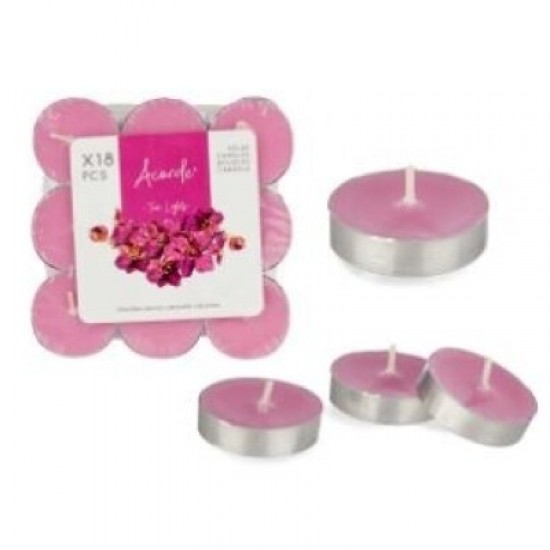 VELAS TEA LIGHT ORQUIDEA P-18 REF.12470