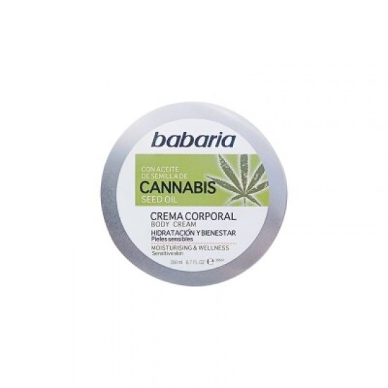 BABARIA CREME CORPORAL C/OLEO CANNABIS 200ML