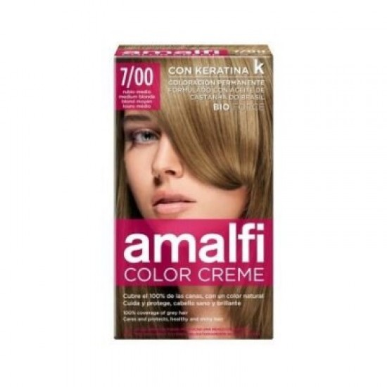 AMALFI TINTA CABELO LOURO MEDIO Nº7/00 50ML