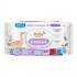 TOALHITAS HUMIDAS P/BEBE BABY CREAM CREMOSAS 80UNID.