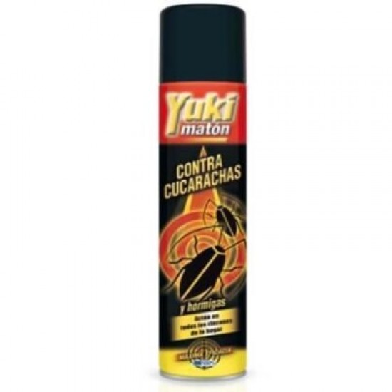 YUKI INSECTICIDA SPRAY MATA BARATAS PERFUMADO 300ML (405CC)