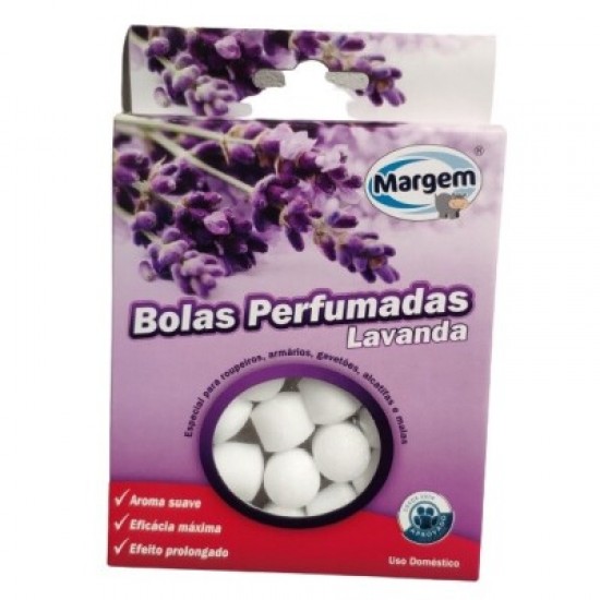 BOLAS NAFTALINA PERFUMADAS LAVANDA 80GRS