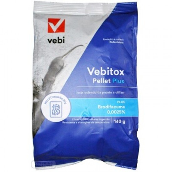 VEBITOX RATICIDA PELLET PLUS 140GRS