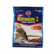 RATIBROM 2 ISCO EM CEREAL DOMESTICO P/RATOS/RATAZANAS 150GRS