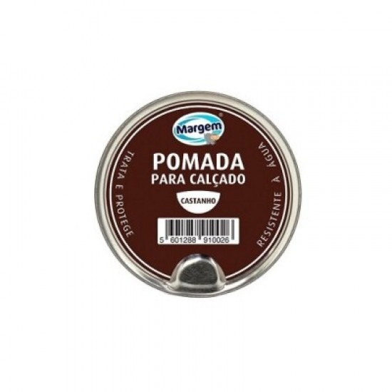 POMADA P/CALÇADO CASTANHO MARGEM LATA 40ML