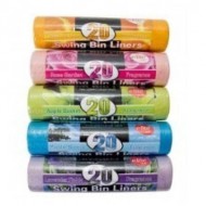 CONJ.5 ROLOS SACOS LIXO SWING PERFUMADOS 50LT(20SACOS)