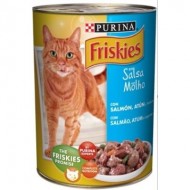 COMIDA HUMIDA P/GATO SALMAO/ATUM 400GRS FRISKIES 456121