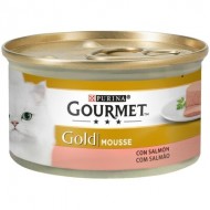 PURINA GOURMET GOLD ALIMENTO P/GATOS SALMAO 85GRS