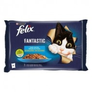 FELIX FANTASTIC ATUM SALMAO BACALHAU 4 85G